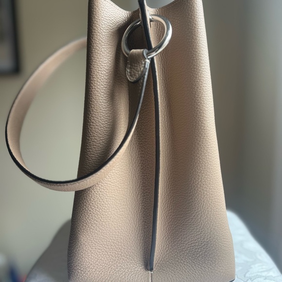 Coach Charlie bucket tote bag in taupe with silver hardware - Picture 8 of 10